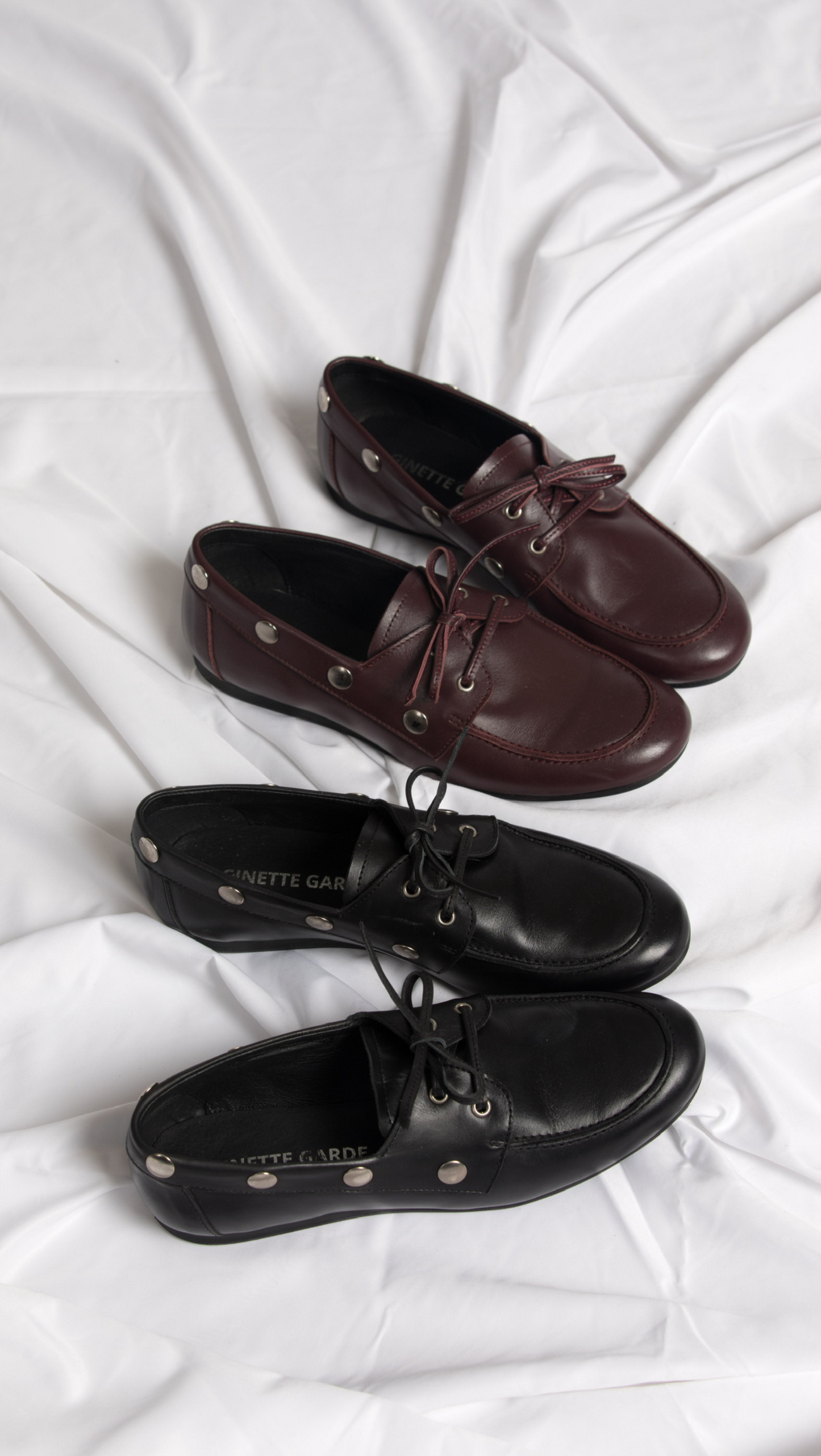 Mocassin Ginette - Cuir Noir
