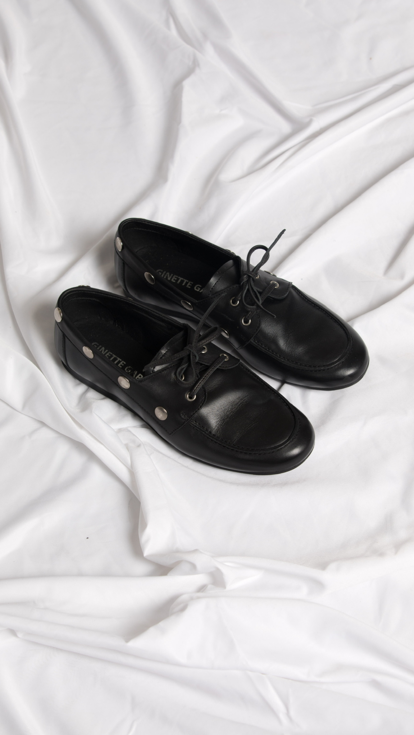 Mocassin Ginette - Cuir Noir