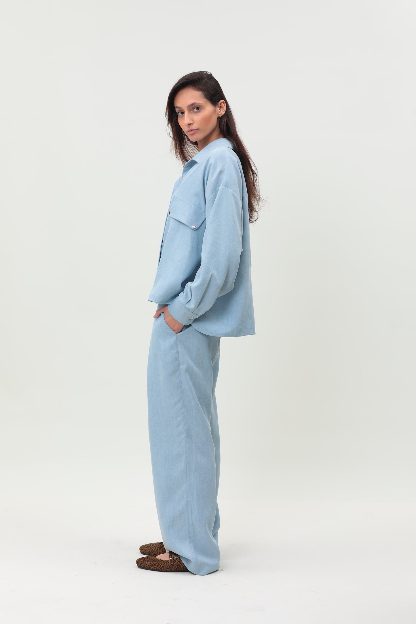 Chemise Angèle - Bleu Ciel