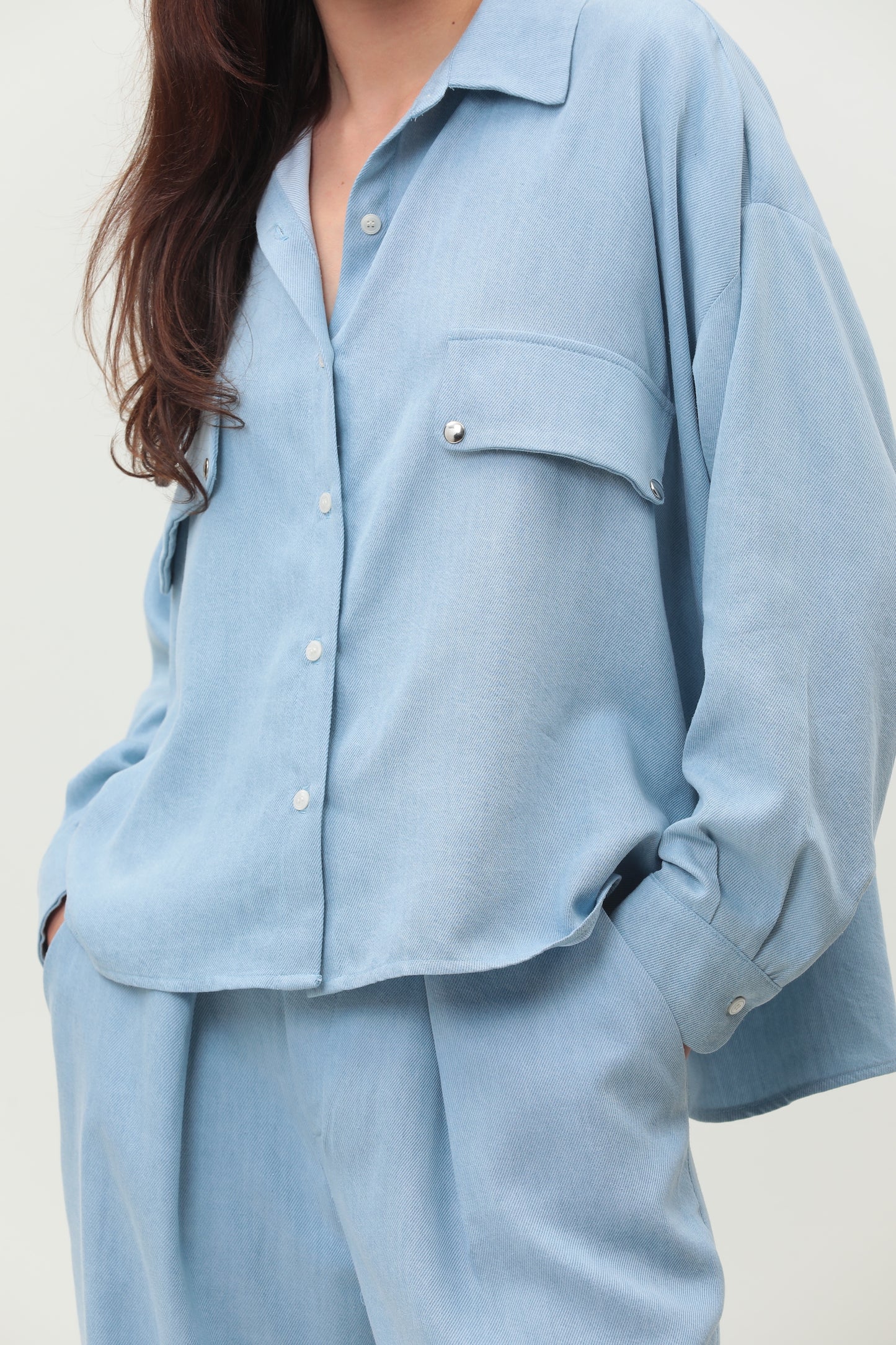 Chemise Angèle - Bleu Ciel