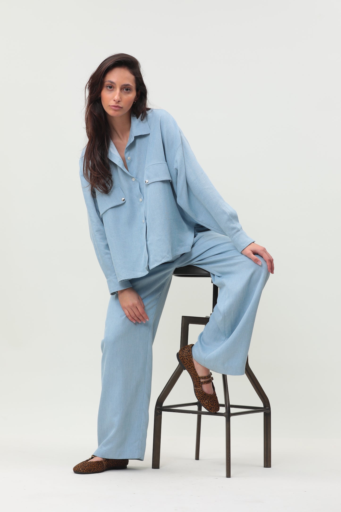 Chemise Angèle - Bleu Ciel