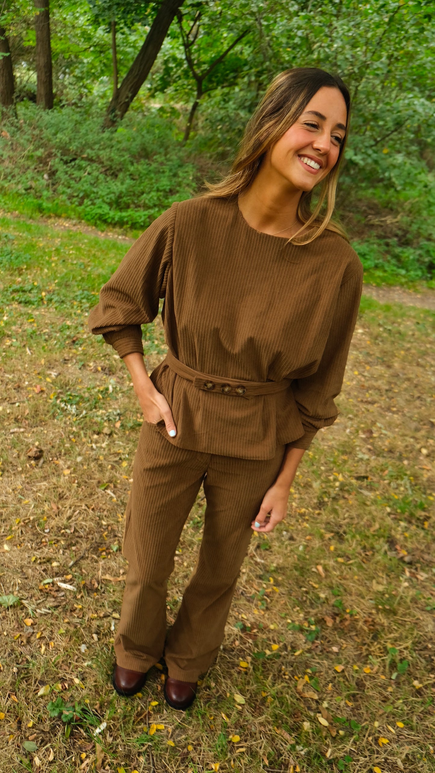 Blouse Liv - Velours Côtelé