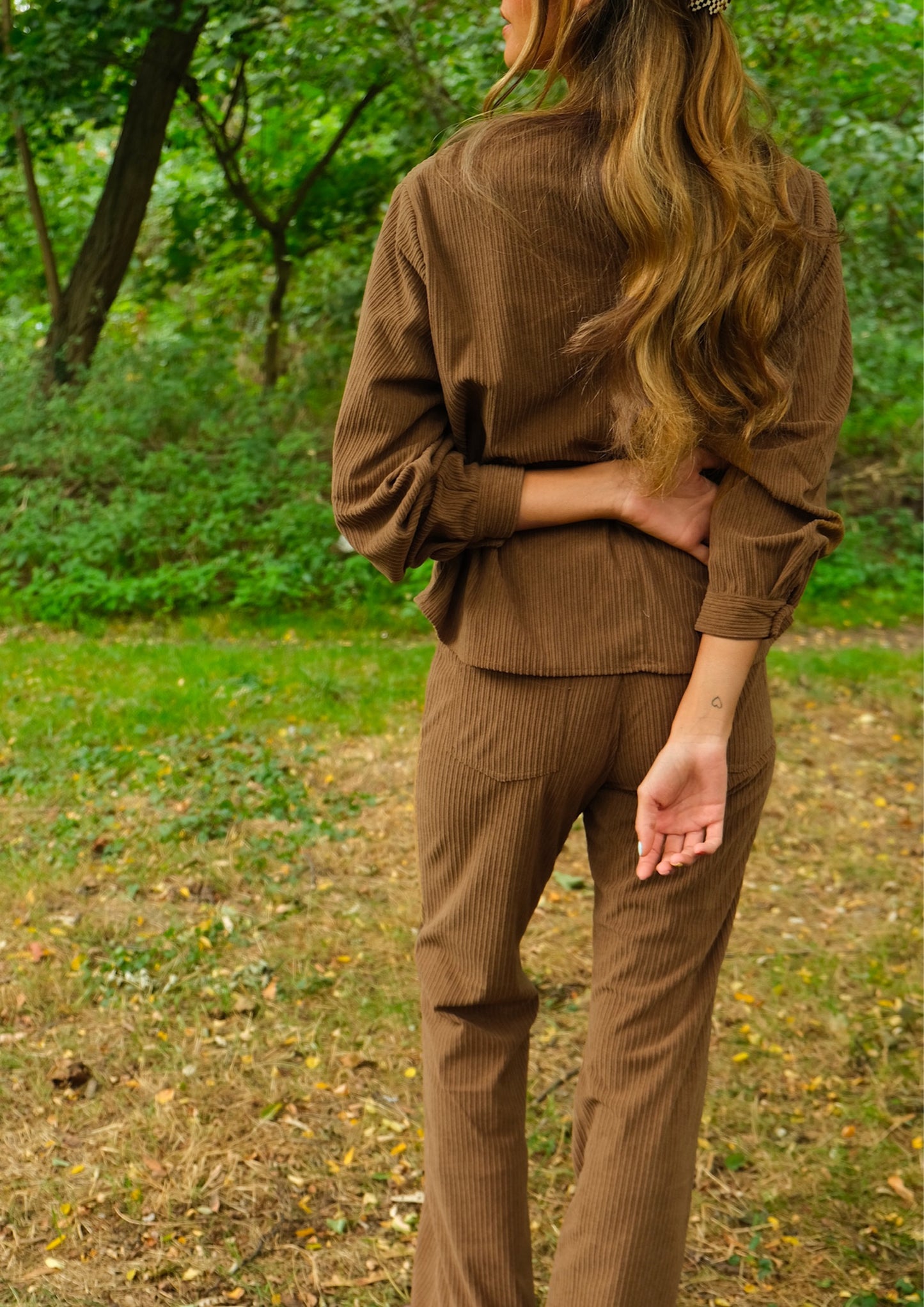 Blouse Liv - Velours Côtelé