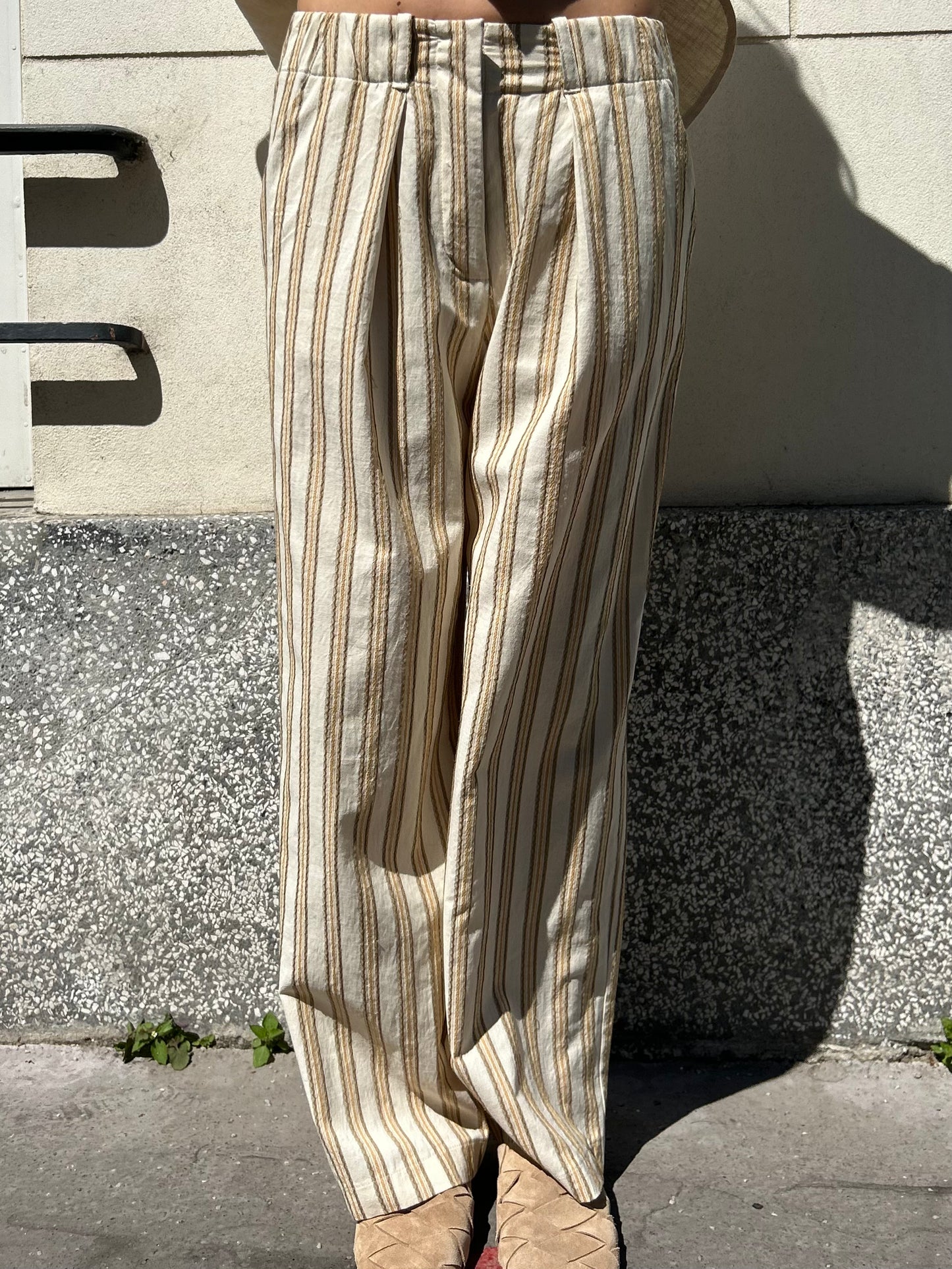 Le pantalon Gabriel – Rayures