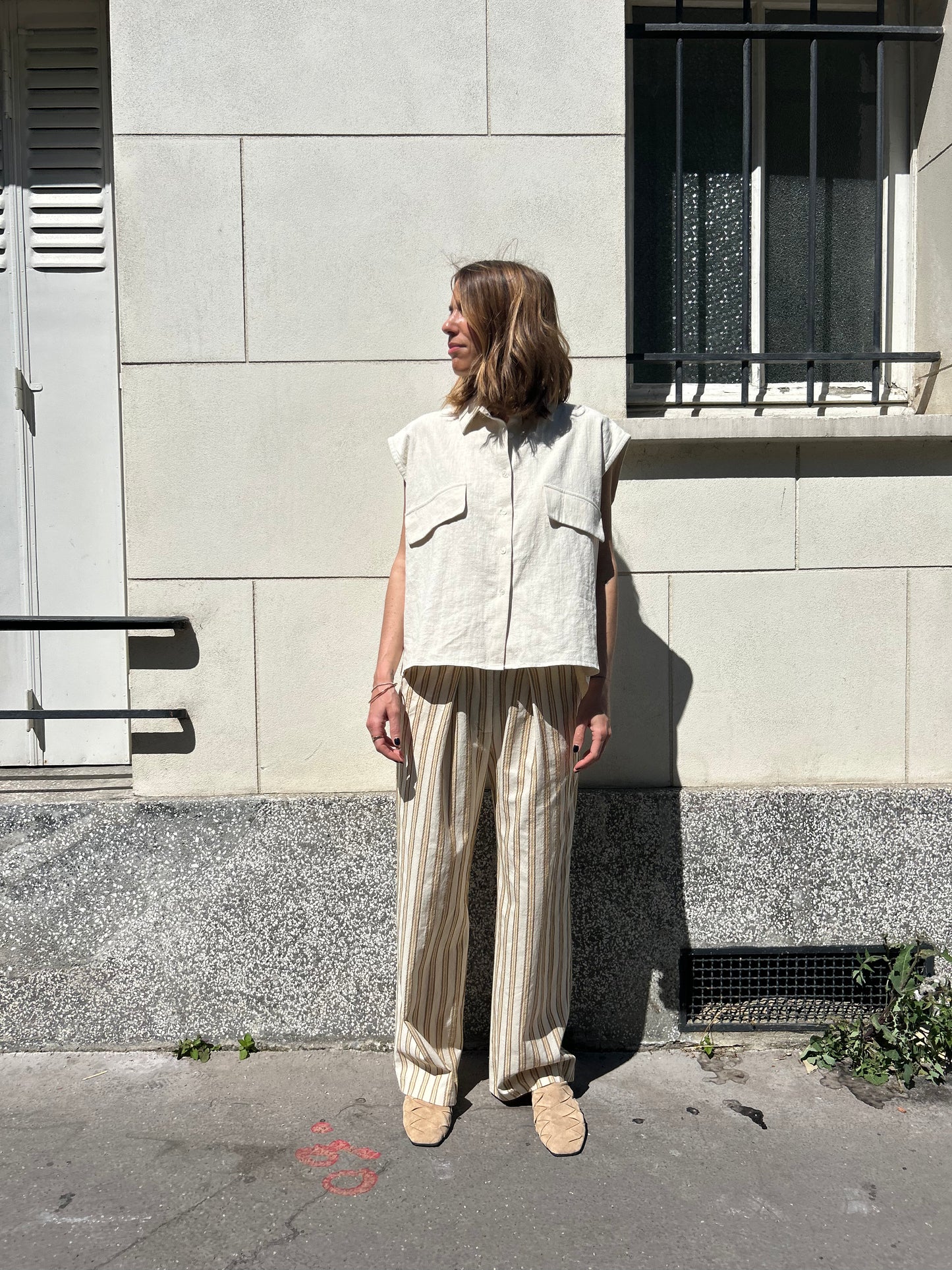 Le pantalon Gabriel – Rayures