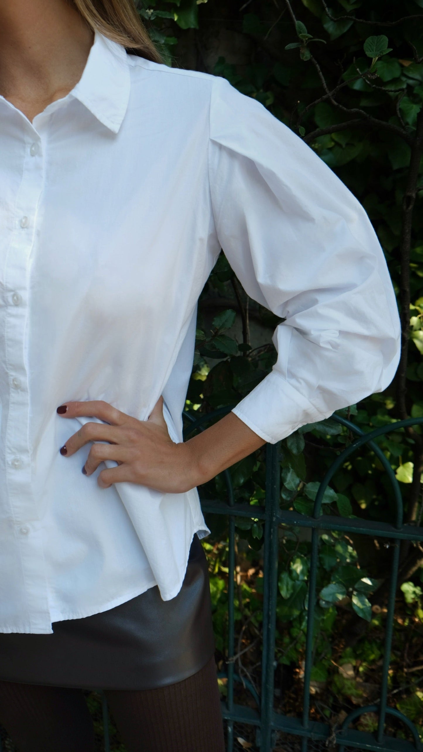 Chemise Paola - Popeline Écrue
