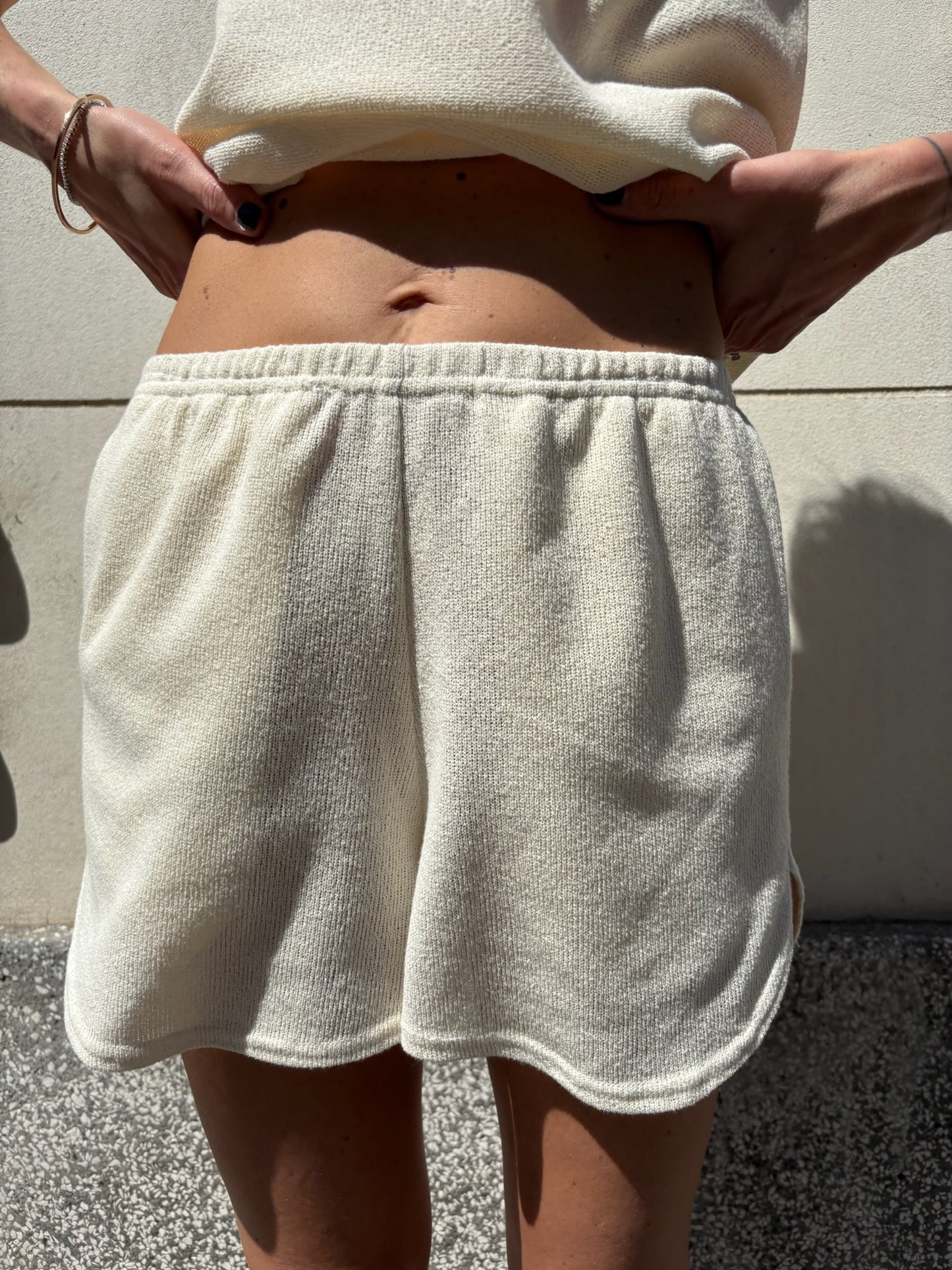 Le short Pedro - Crochet Écru