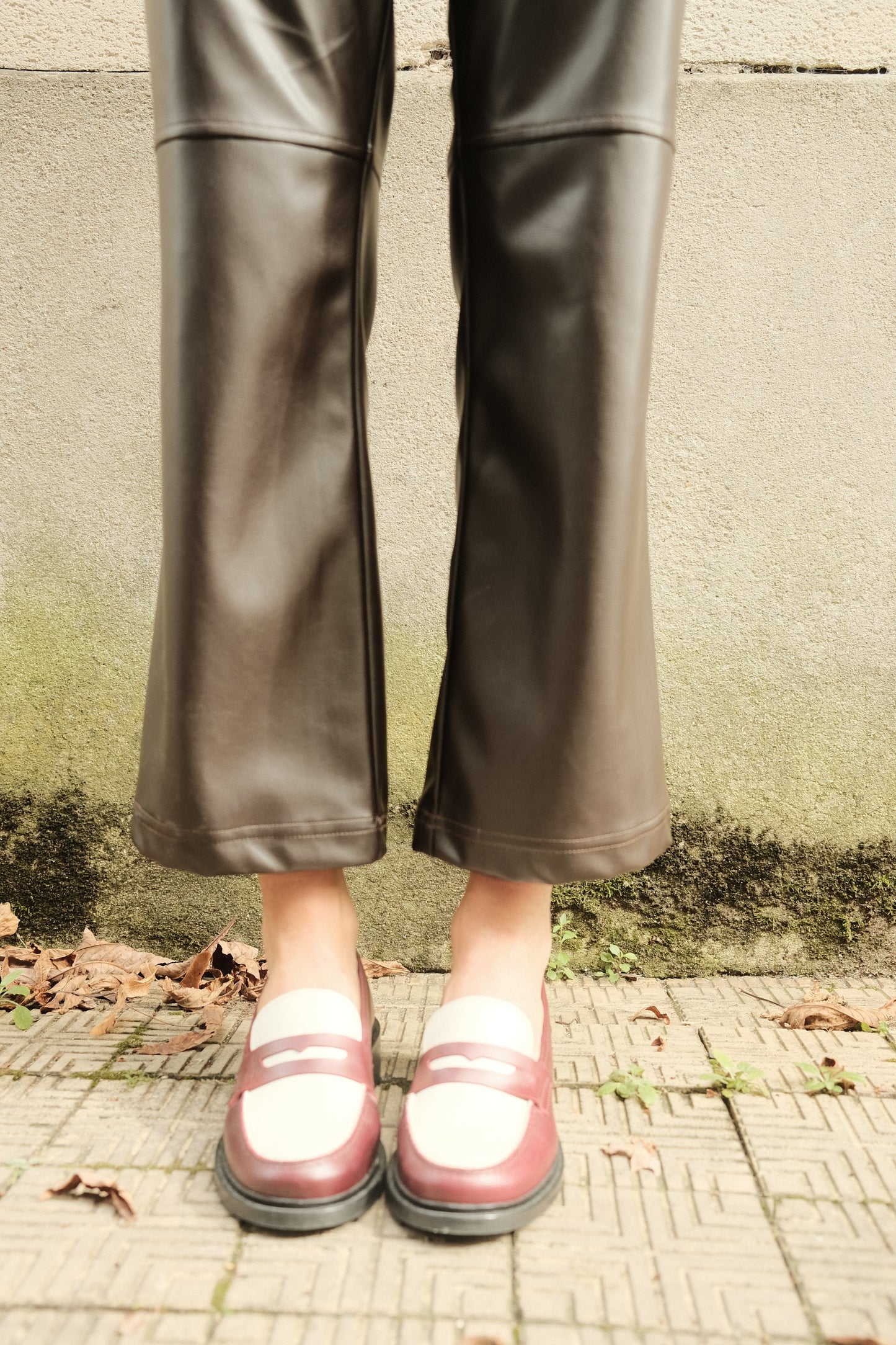 Pantalon Sasha - Simili Marron