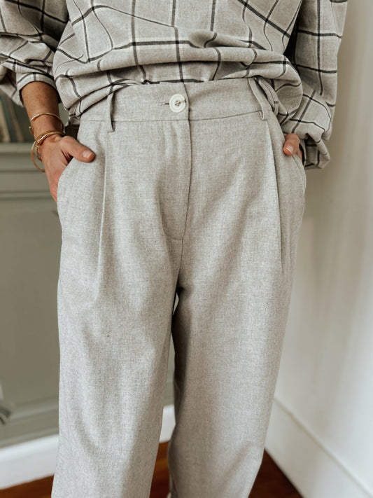 Le pantalon Léon - gris