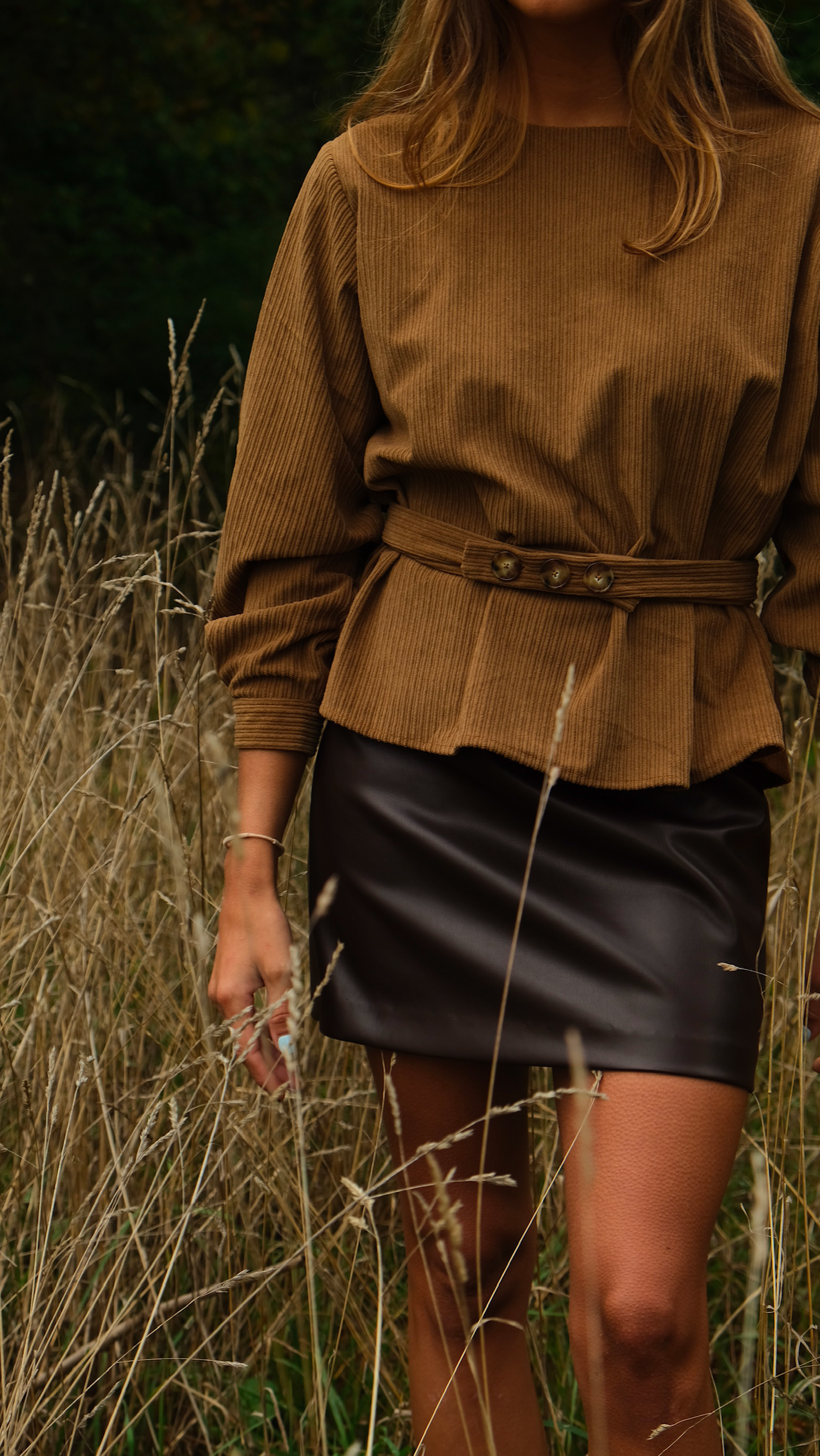 Blouse Liv - Velours Côtelé
