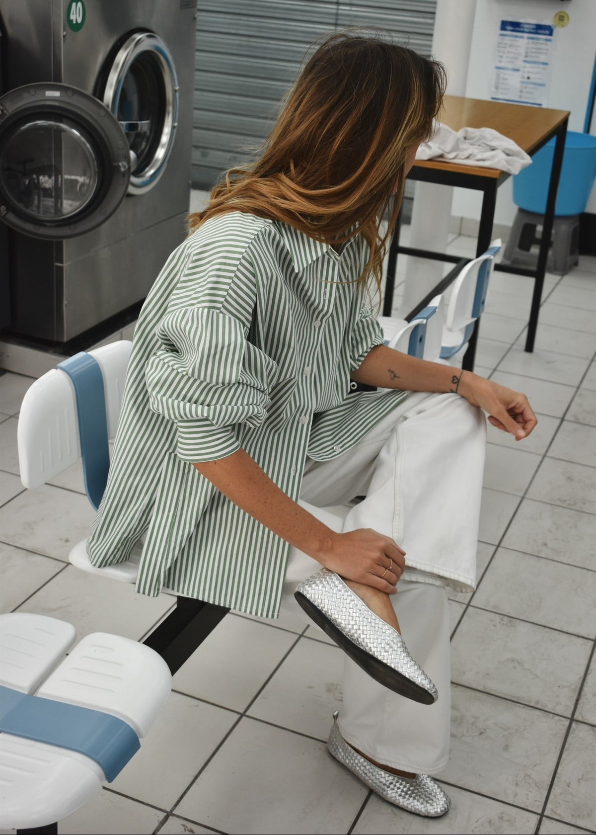 Chemise Boy rayée fabriquée en France – look femme