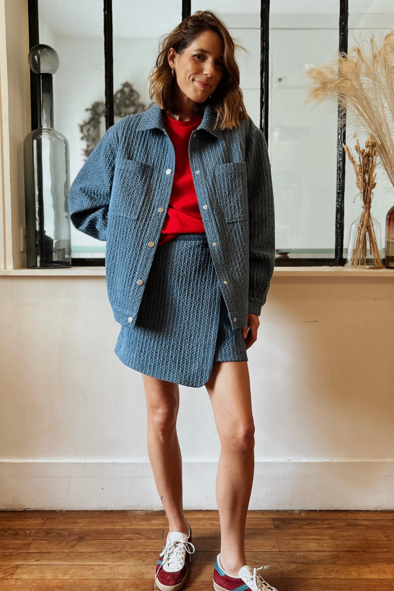 Falda poppie - Denim