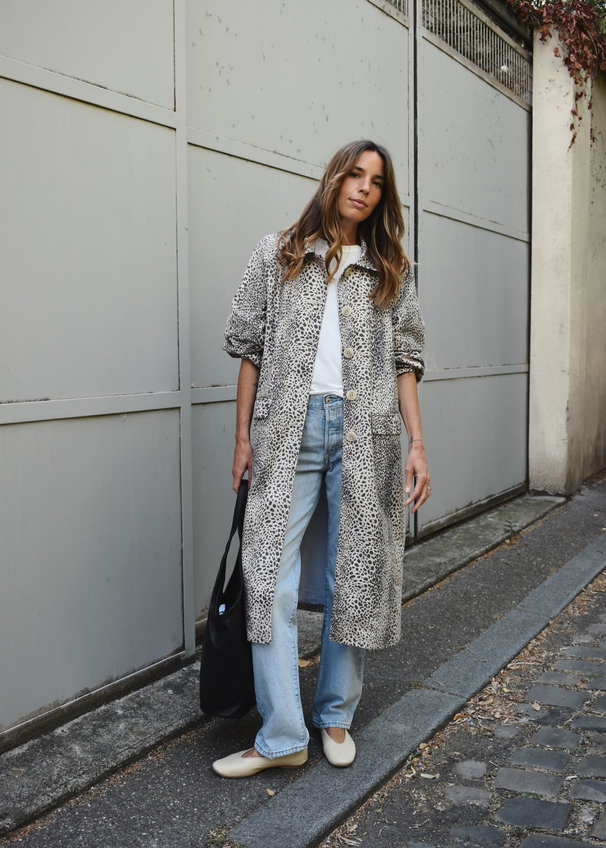 Trench Ona imprimé léopard femme – Ginette Garde
