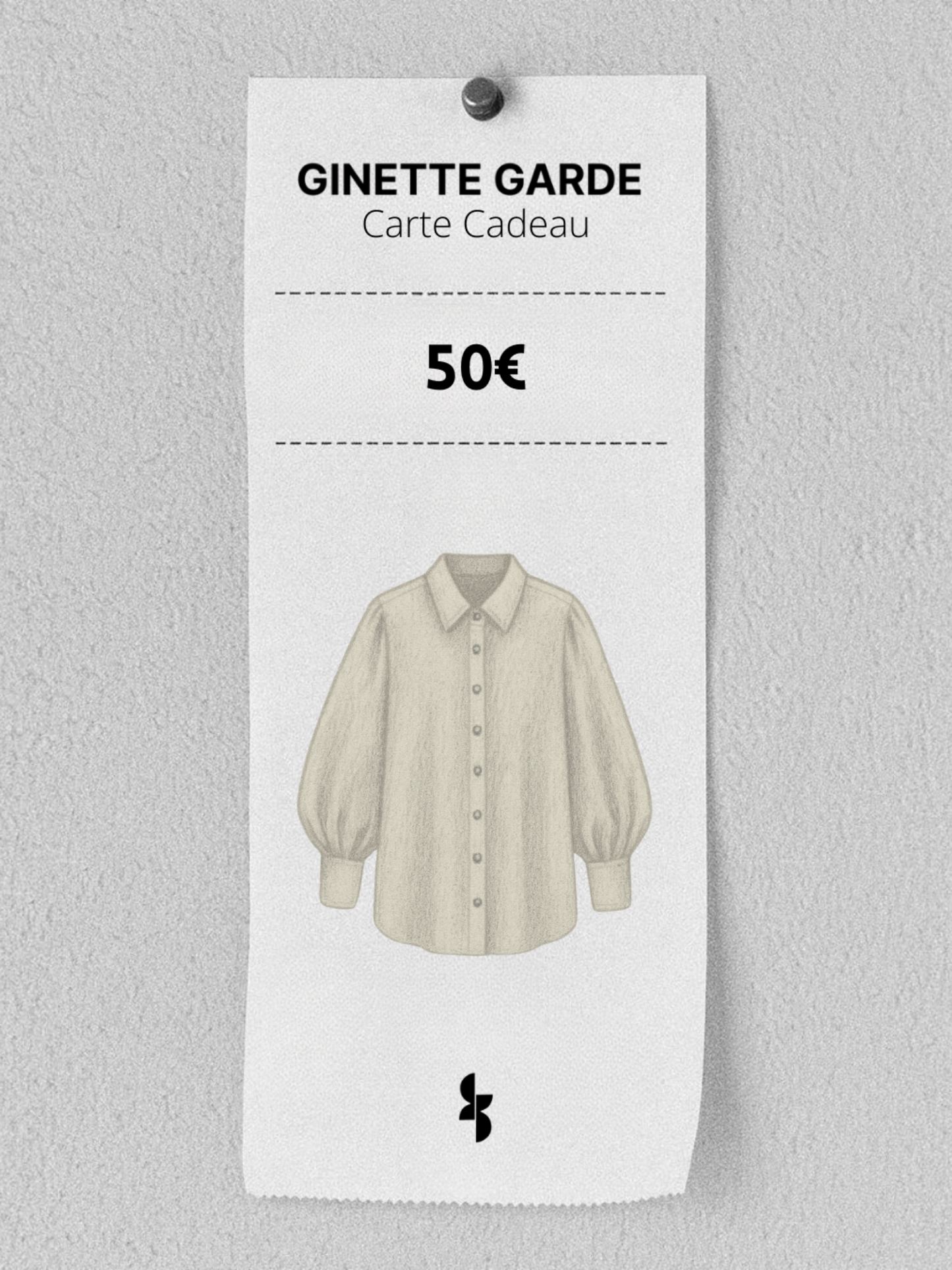 E-carte cadeau 50 €