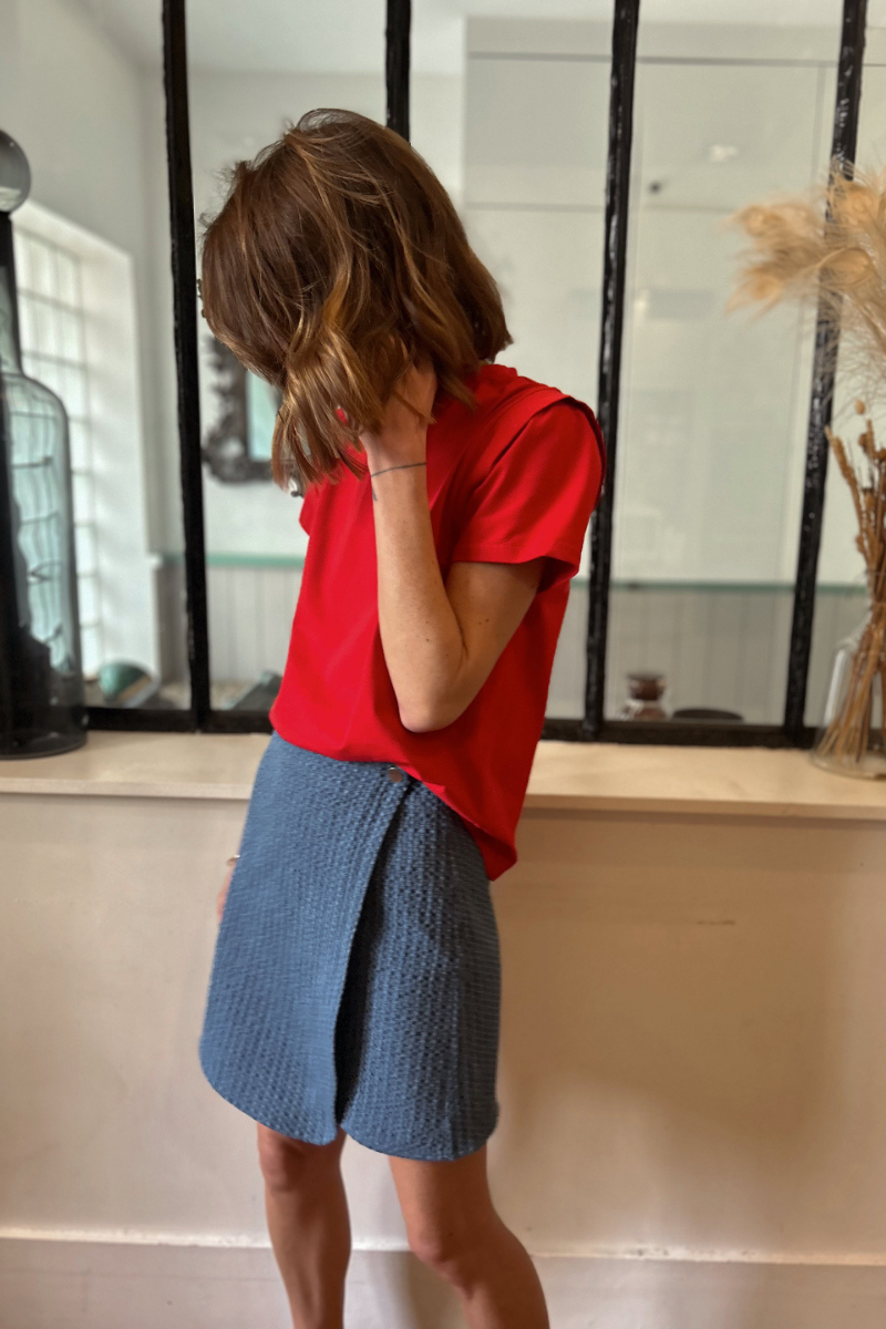 Falda poppie - Denim