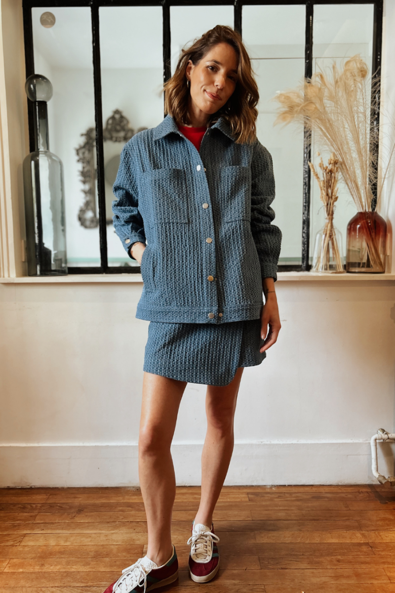 Falda poppie - Denim