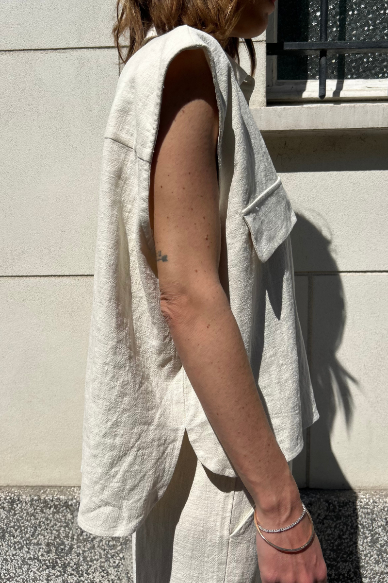 Chemise Angele – Lin Écru