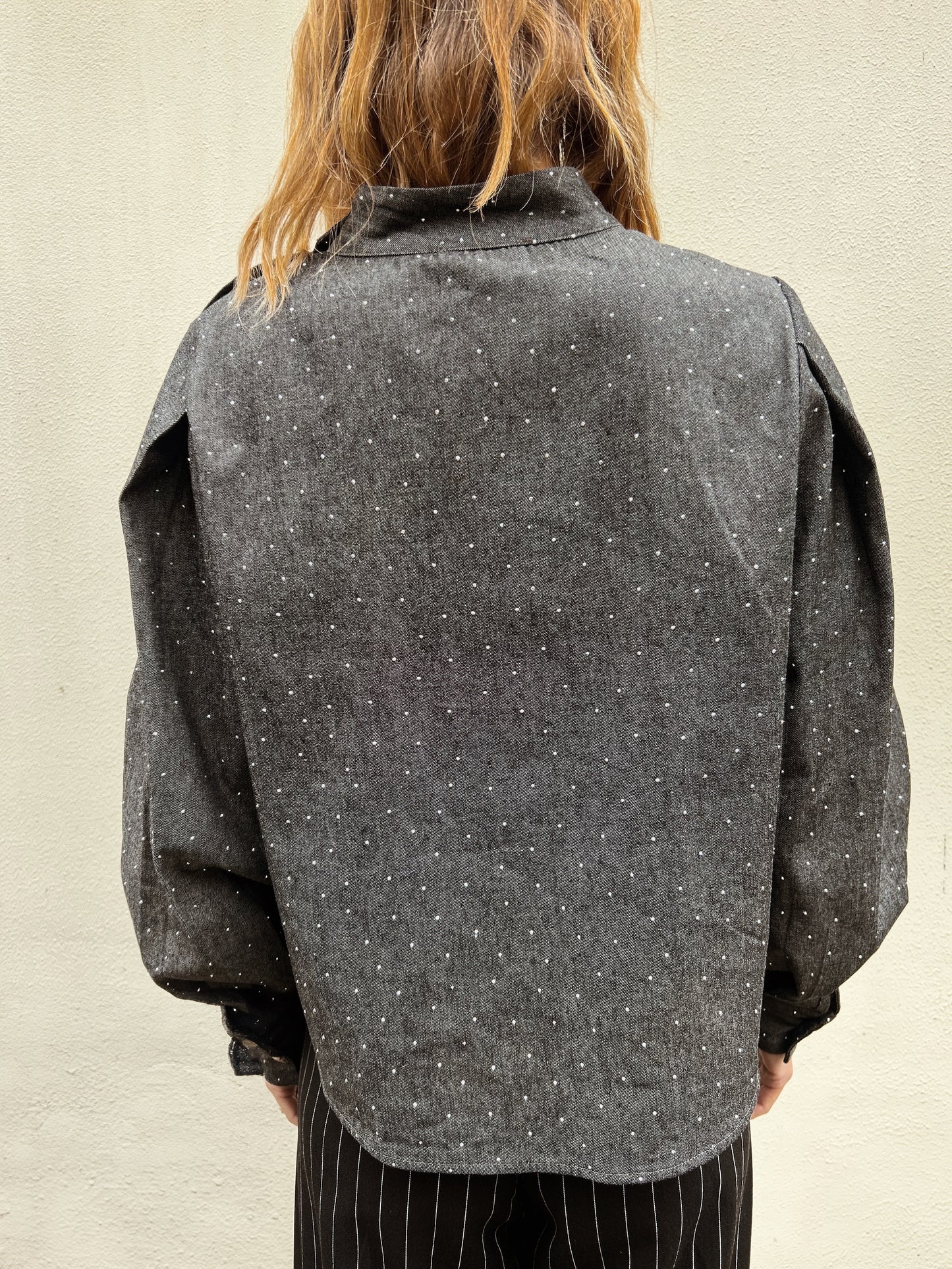 Blouse Masha - Denim Strass