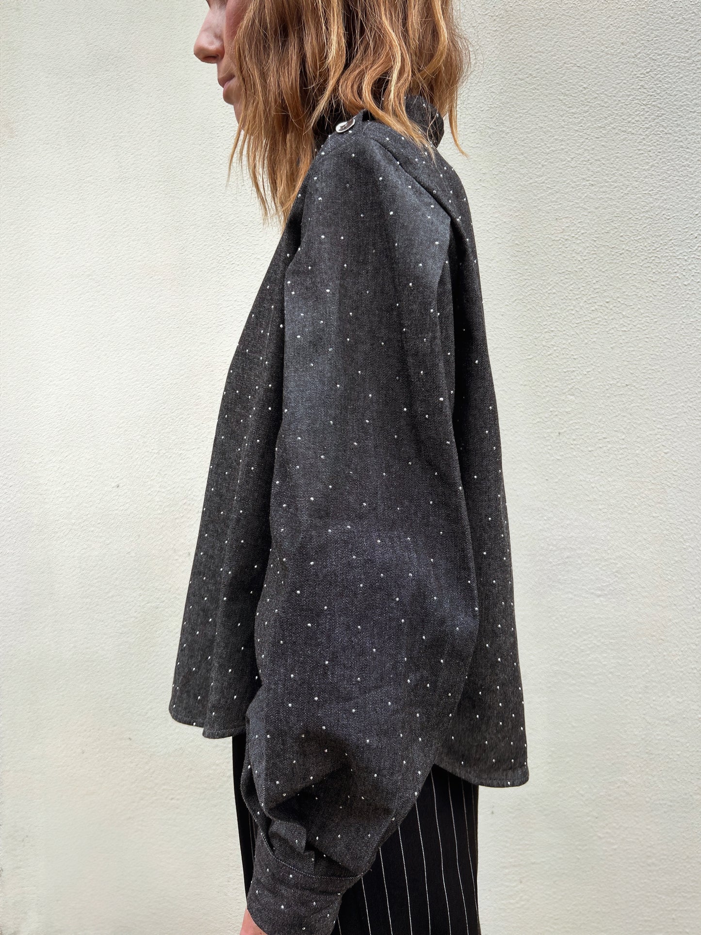 Blouse Masha - Denim Strass