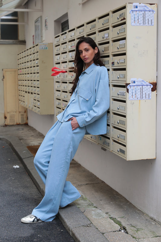 Pantalon Gabriel - Bleu Ciel