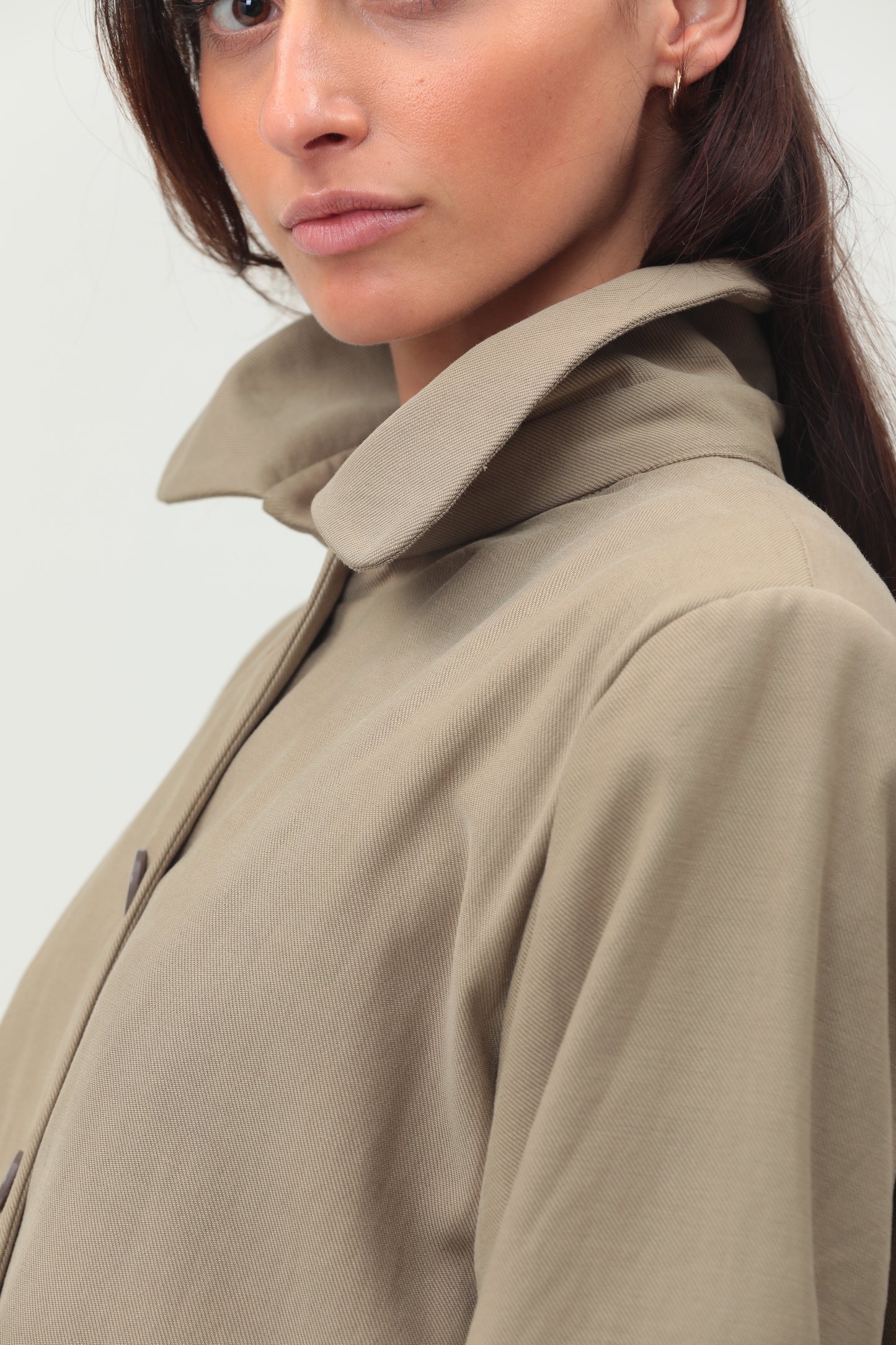 Gisele Trench Coat - Khaki