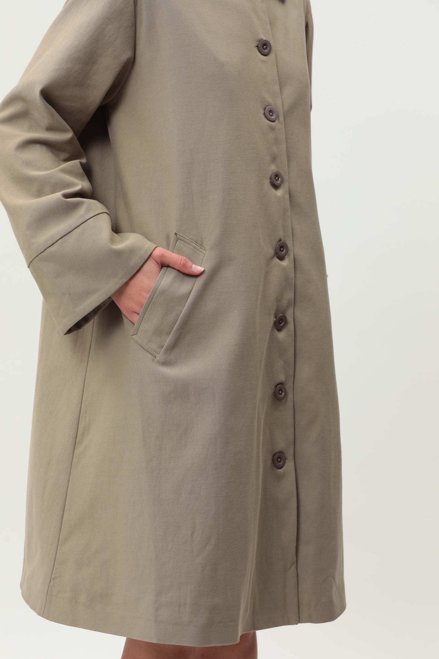 Gisele Trench Coat - Khaki