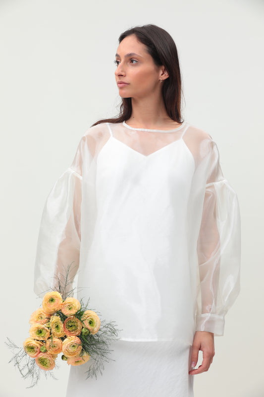 Top Lysée –  en Organza de Soie