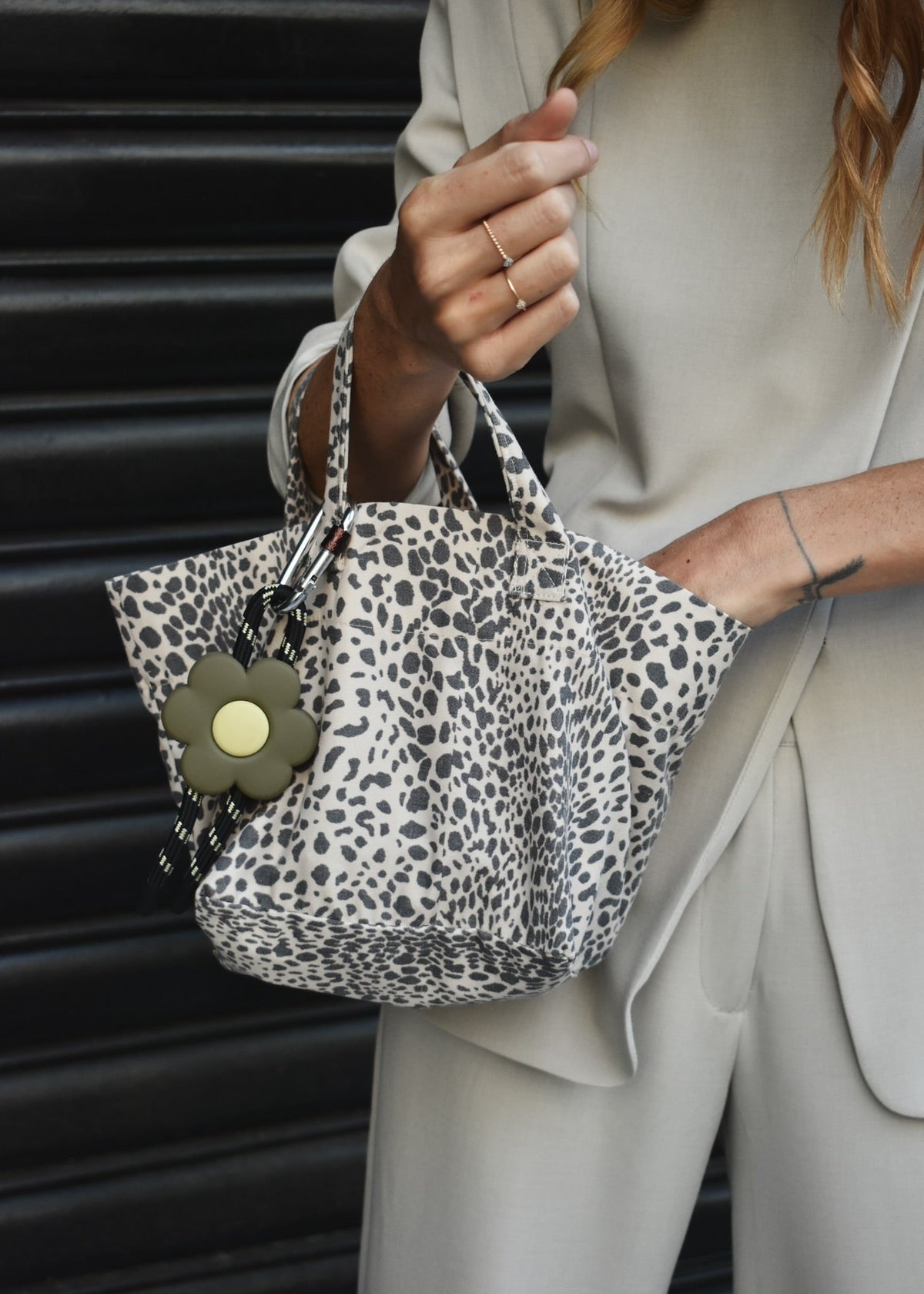 Sac Mini léopard en tissu upcyclé – Ginette Garde