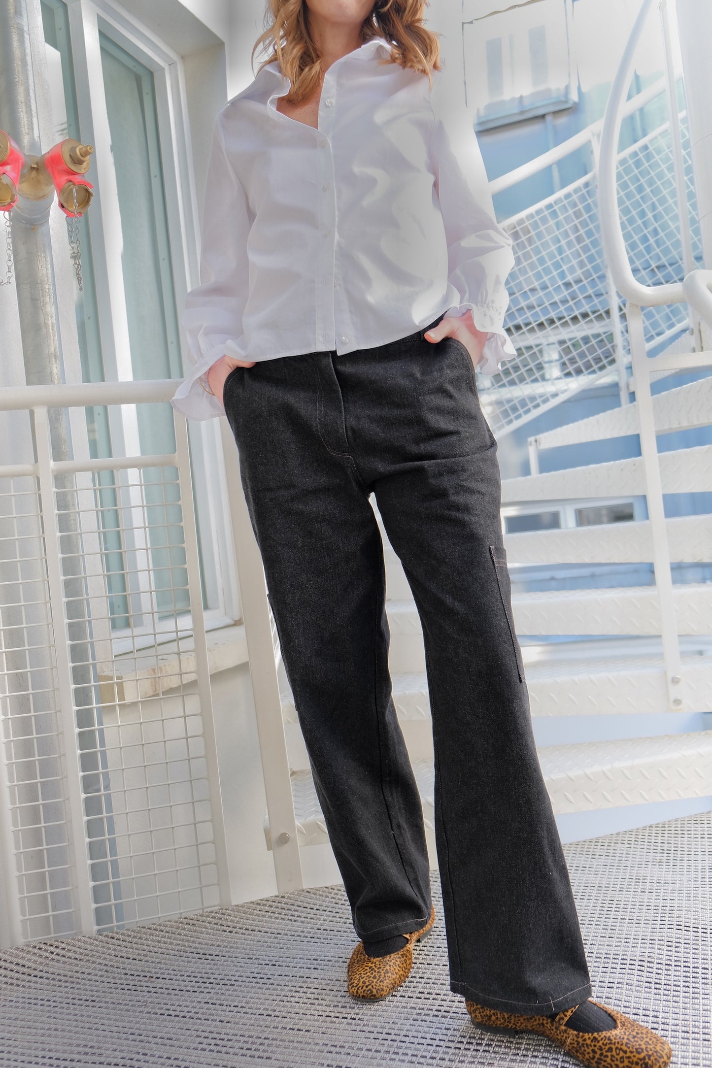 Pantalones Basile - Negro