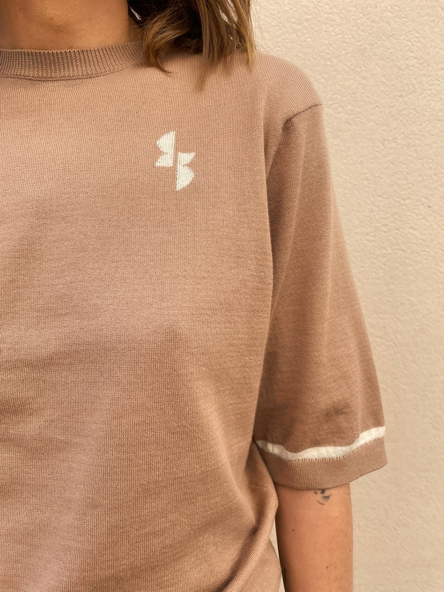 Achille Sweater - Brown & Ecru
