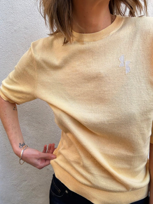 Pull Achille - Jaune &  Écru
