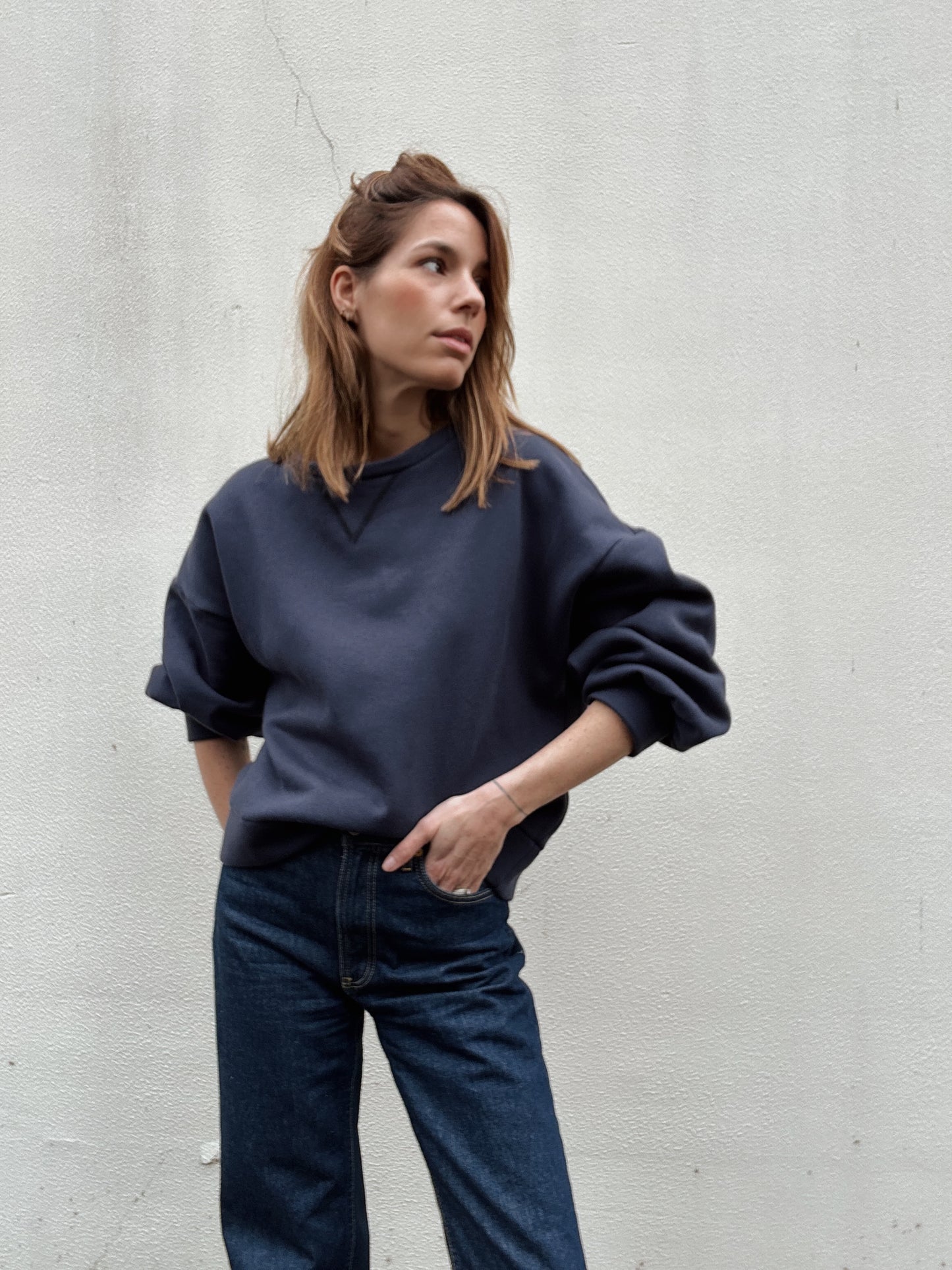 Sweat Oslo - Bleu Marine