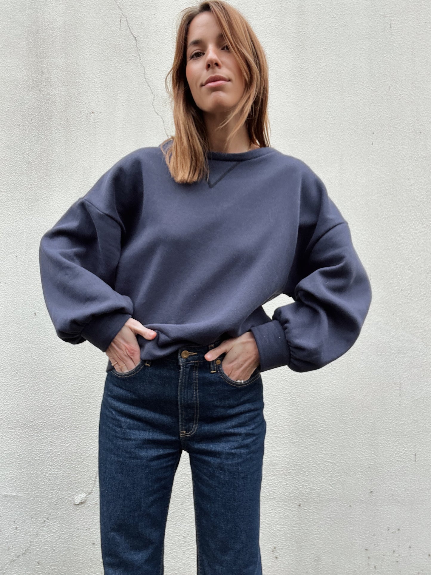 Sweat Oslo - Bleu Marine