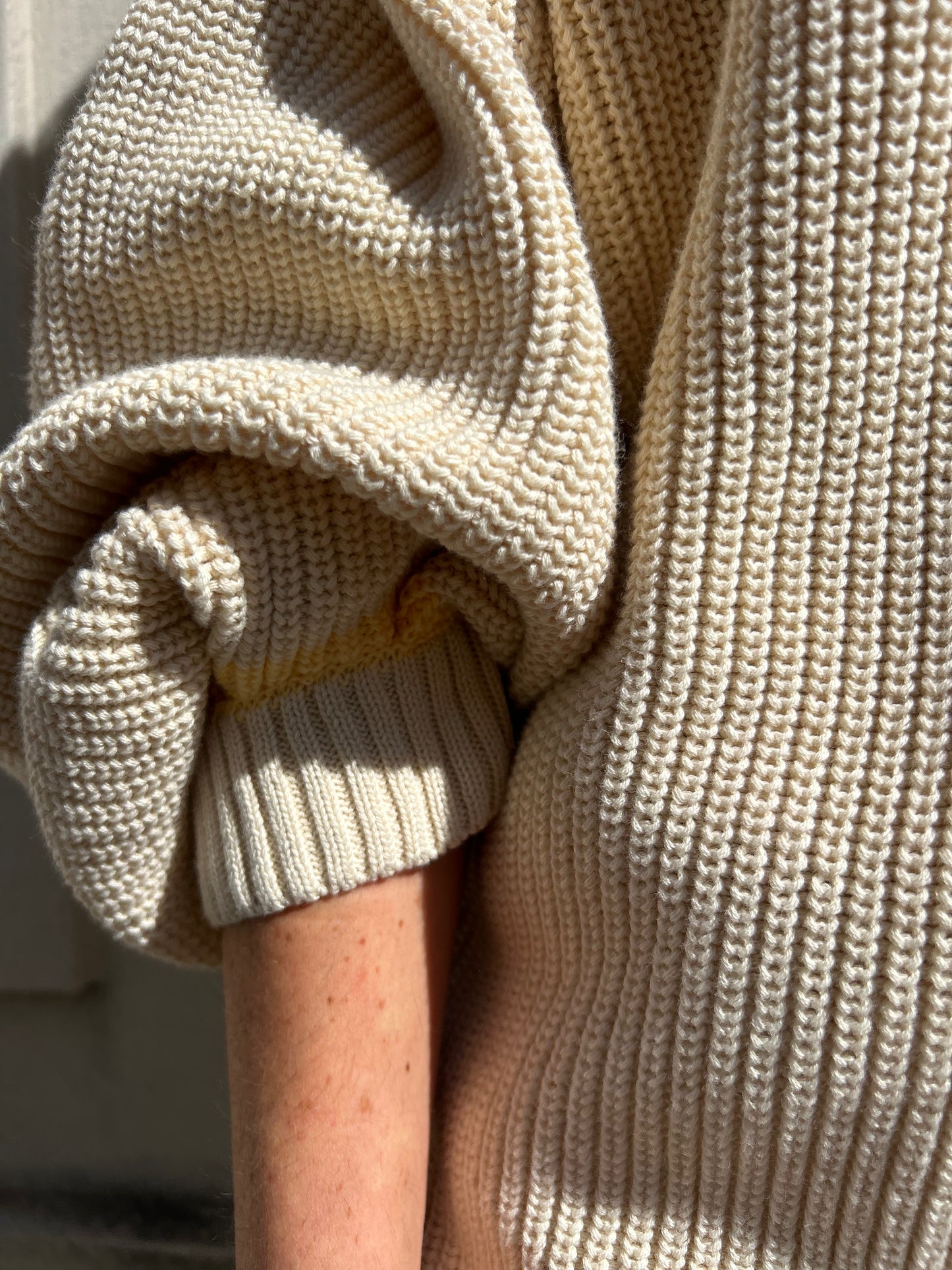 Gilet Bondy - Ecru à Rayures Jaune