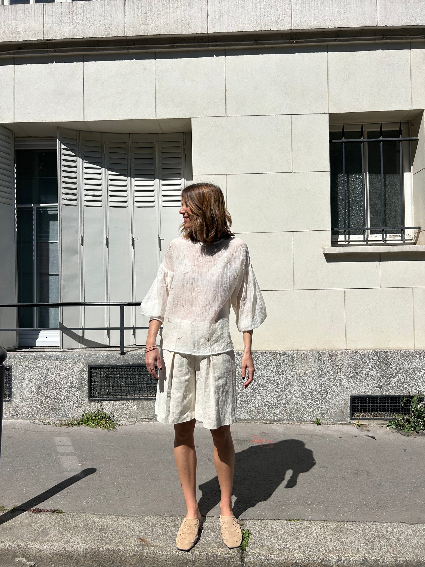 Le top Lysée - brodée