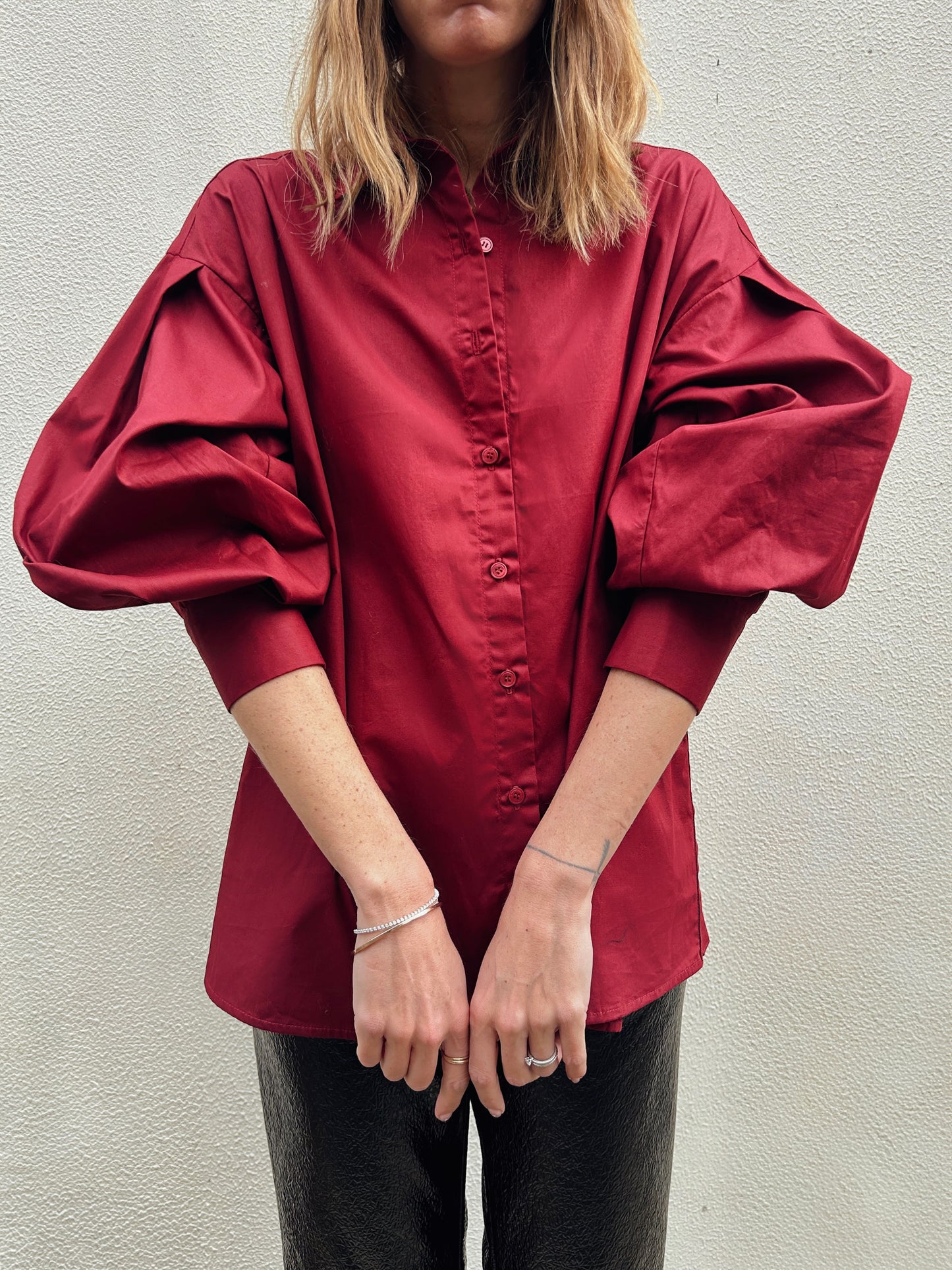 Chemise Boy - Bordeaux