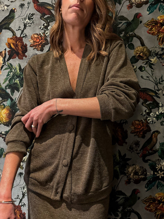 Cardigan Harry - Marron