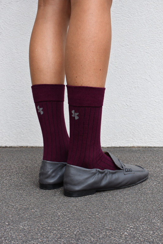 Chaussettes - Bordeaux