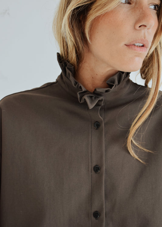 Chemise Victoria - Marron