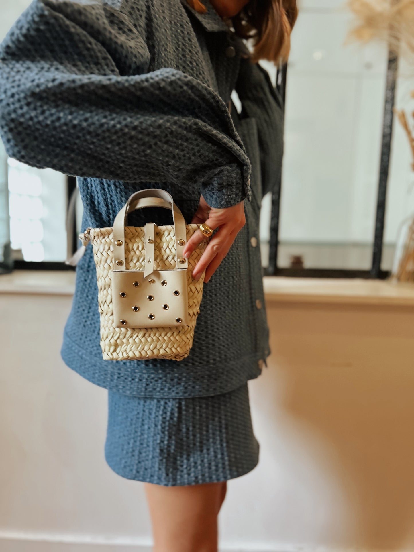 Cesta Nano Ginette - Crema