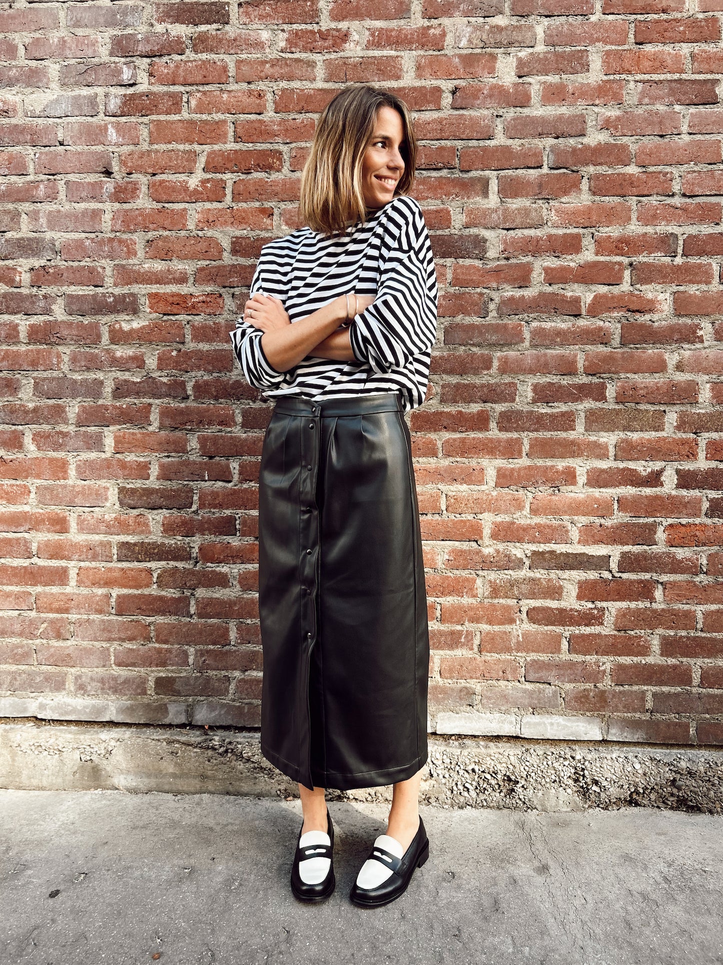 The Gardy Skirt - Leather