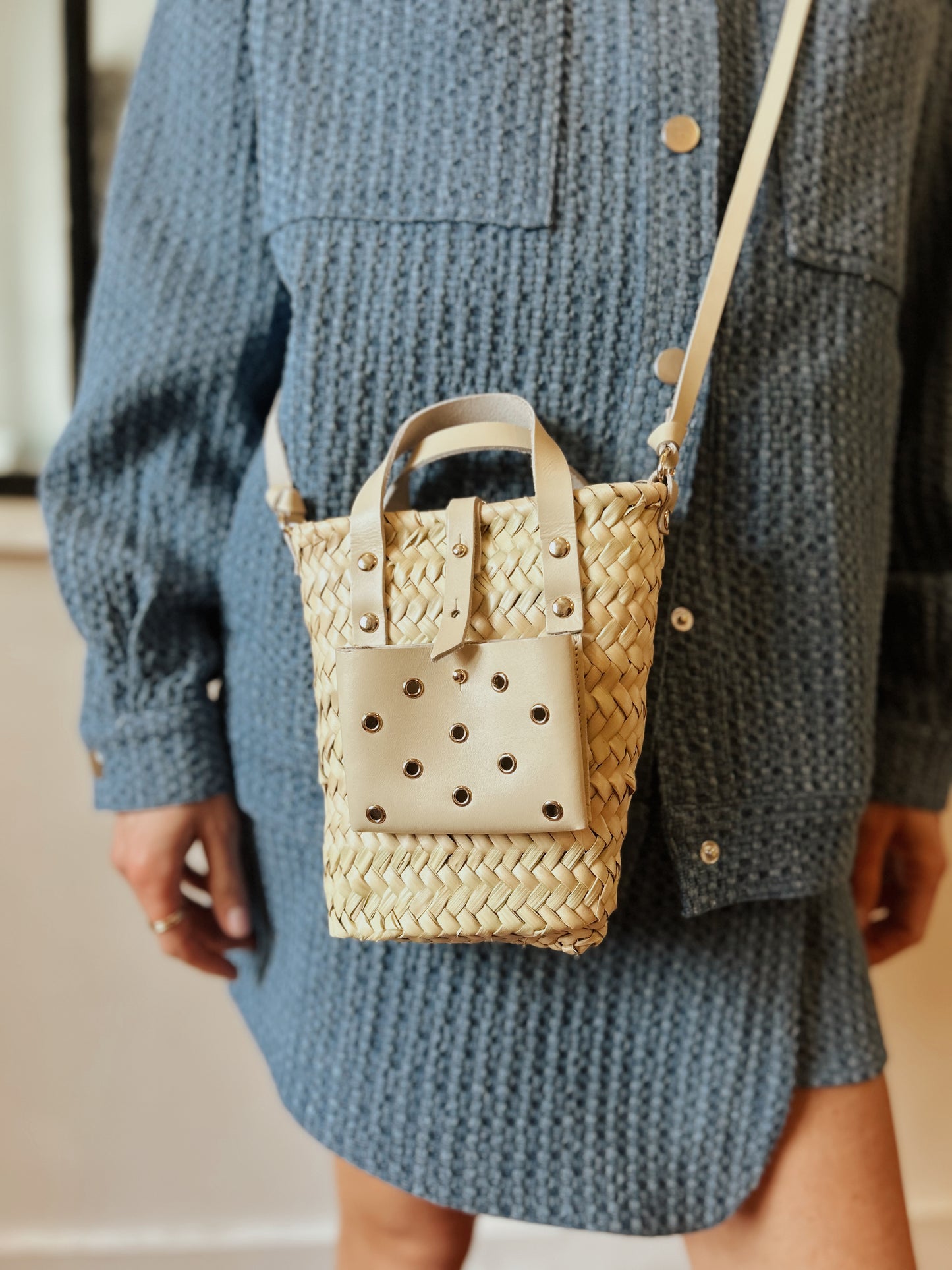 Cesta Nano Ginette - Crema