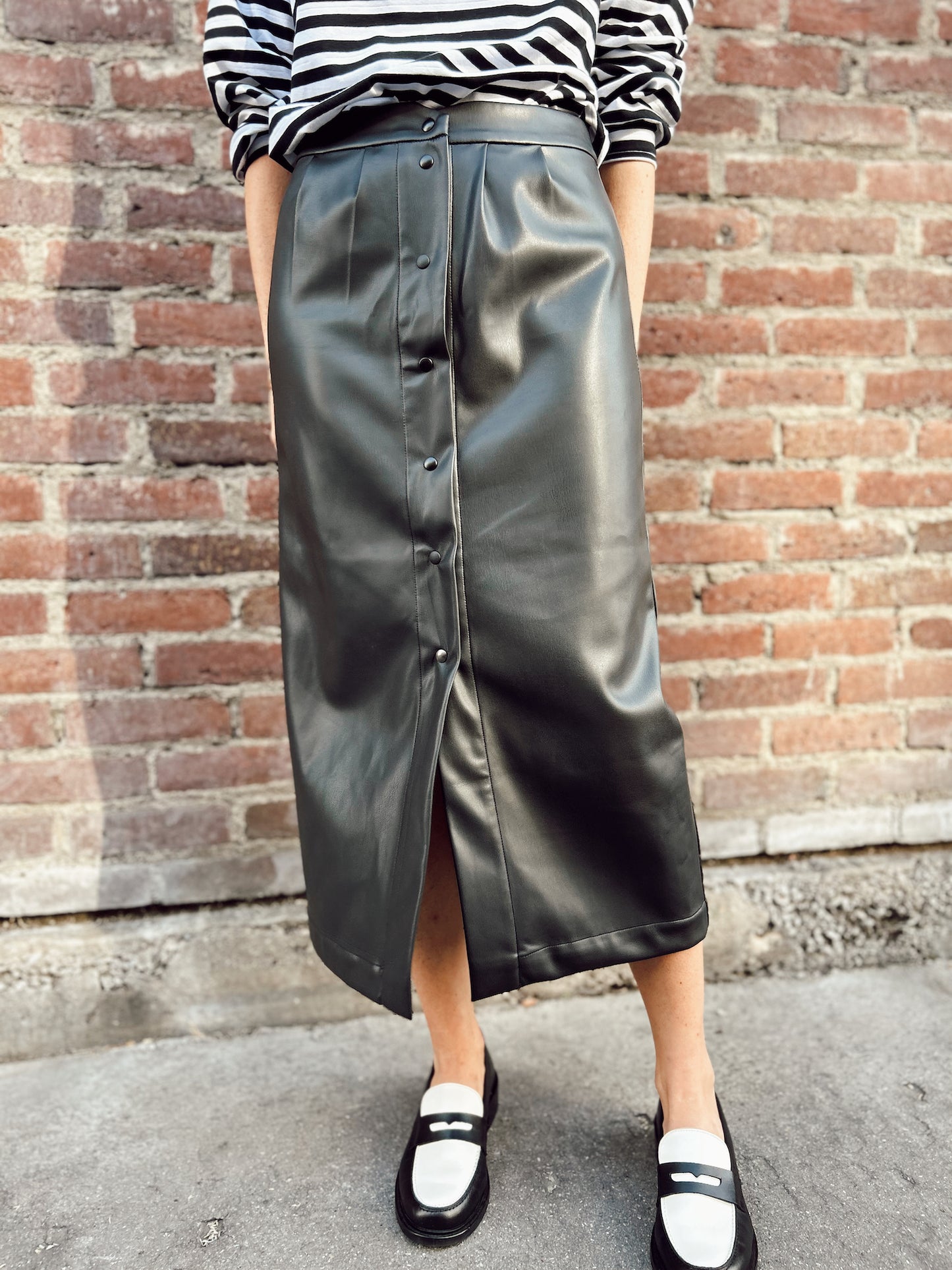 The Gardy Skirt - Leather