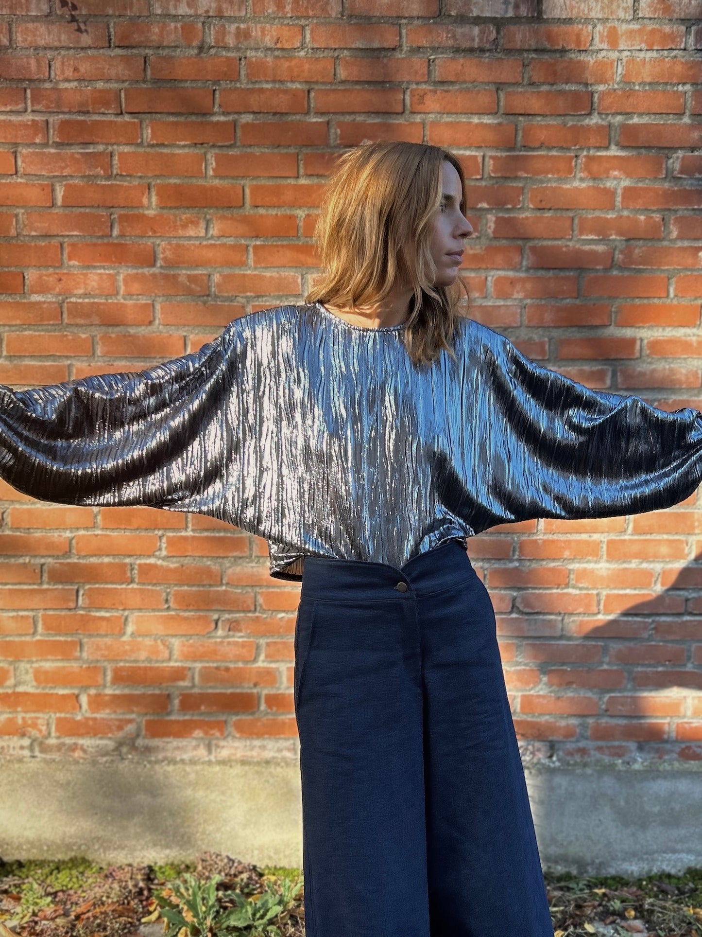 Top Frida - Bleu
