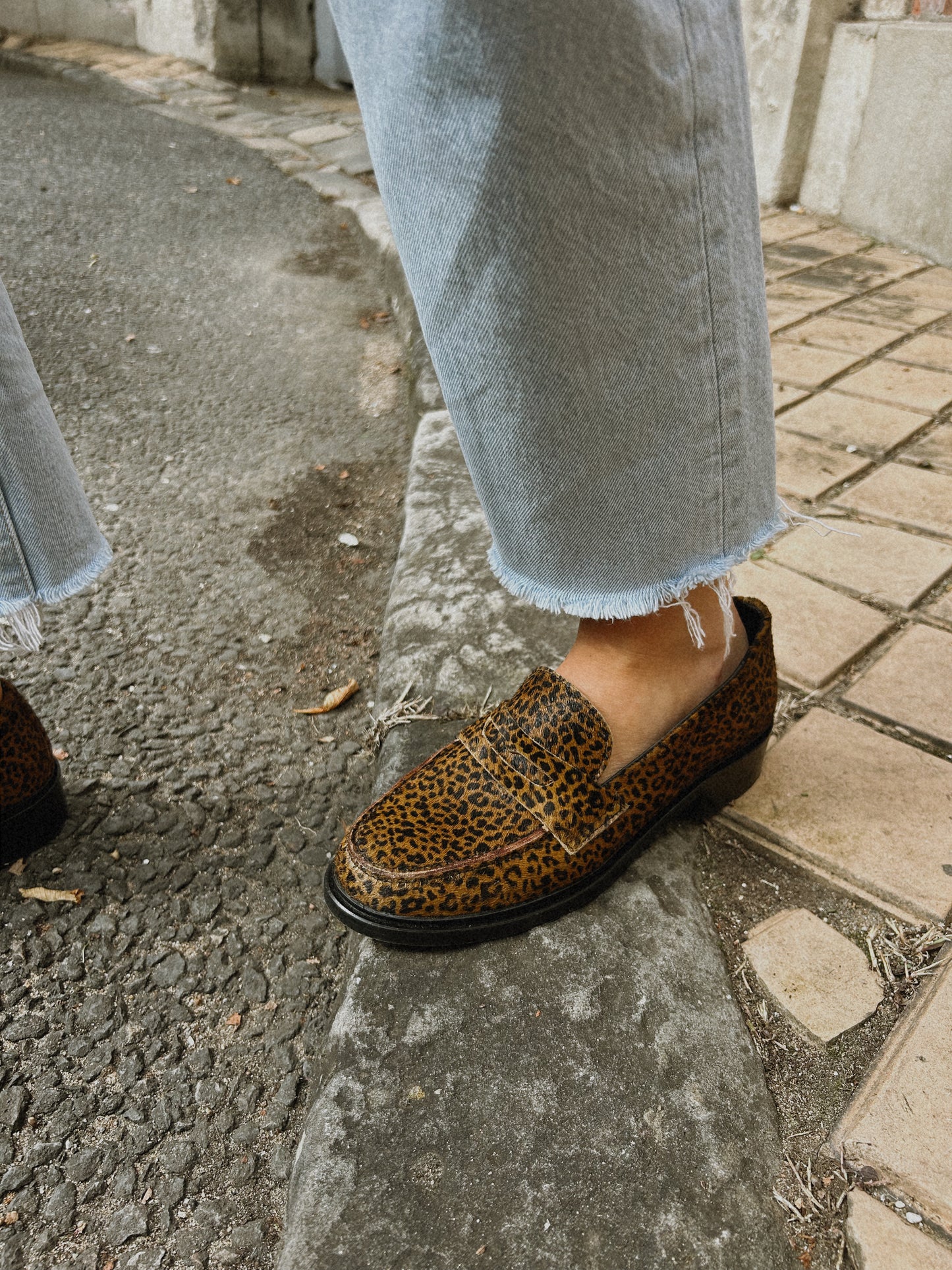 Les Mocassins Ginette Garde - Leopard
