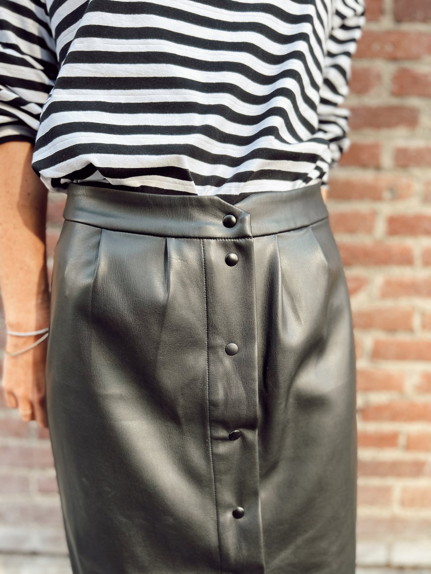 The Gardy Skirt - Leather