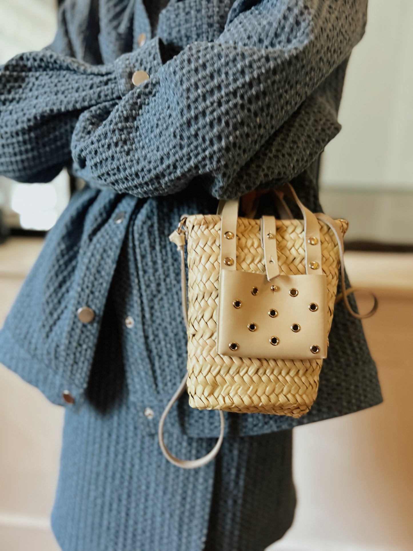 Cesta Nano Ginette - Crema