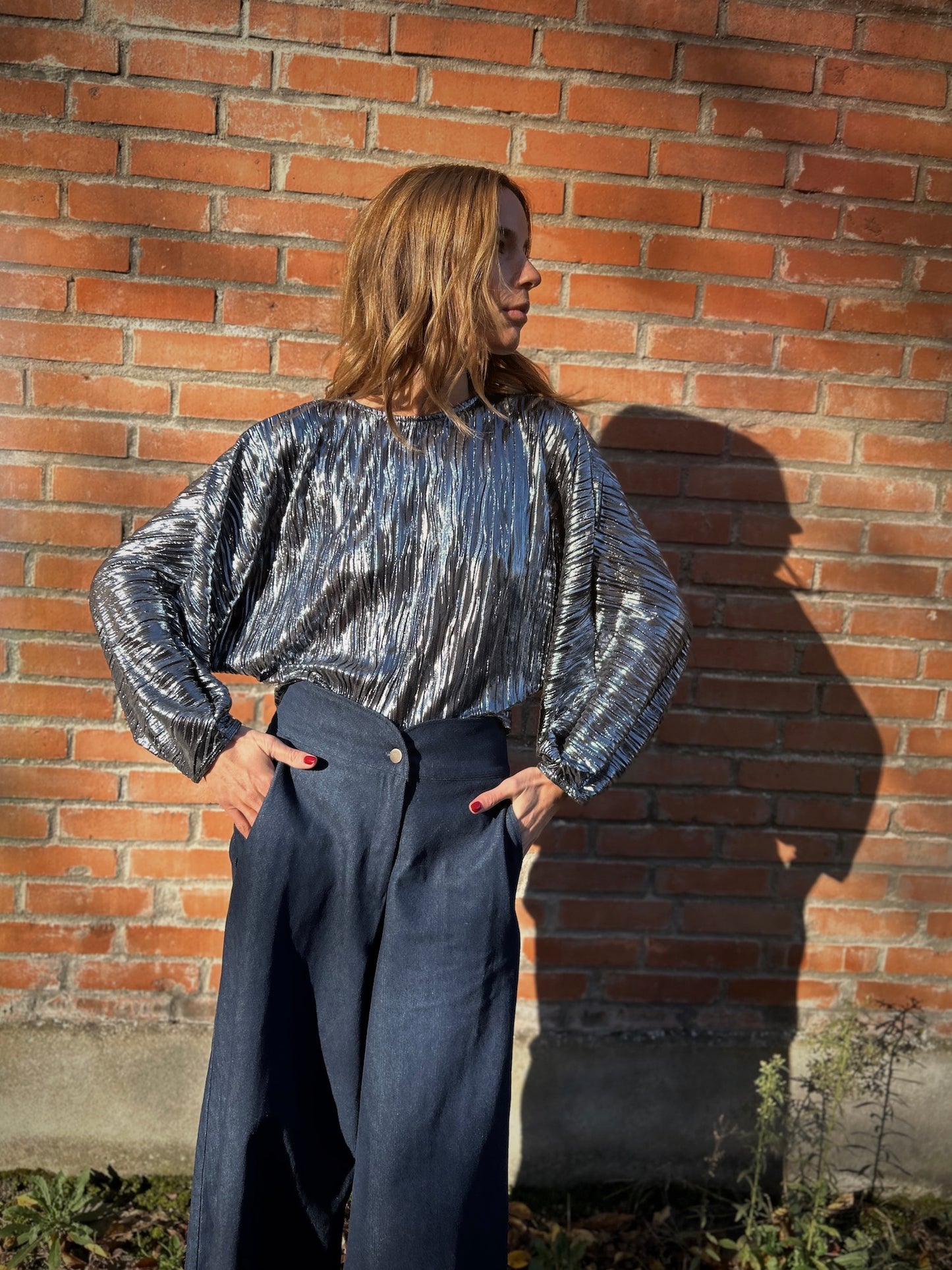 Top Frida - Bleu