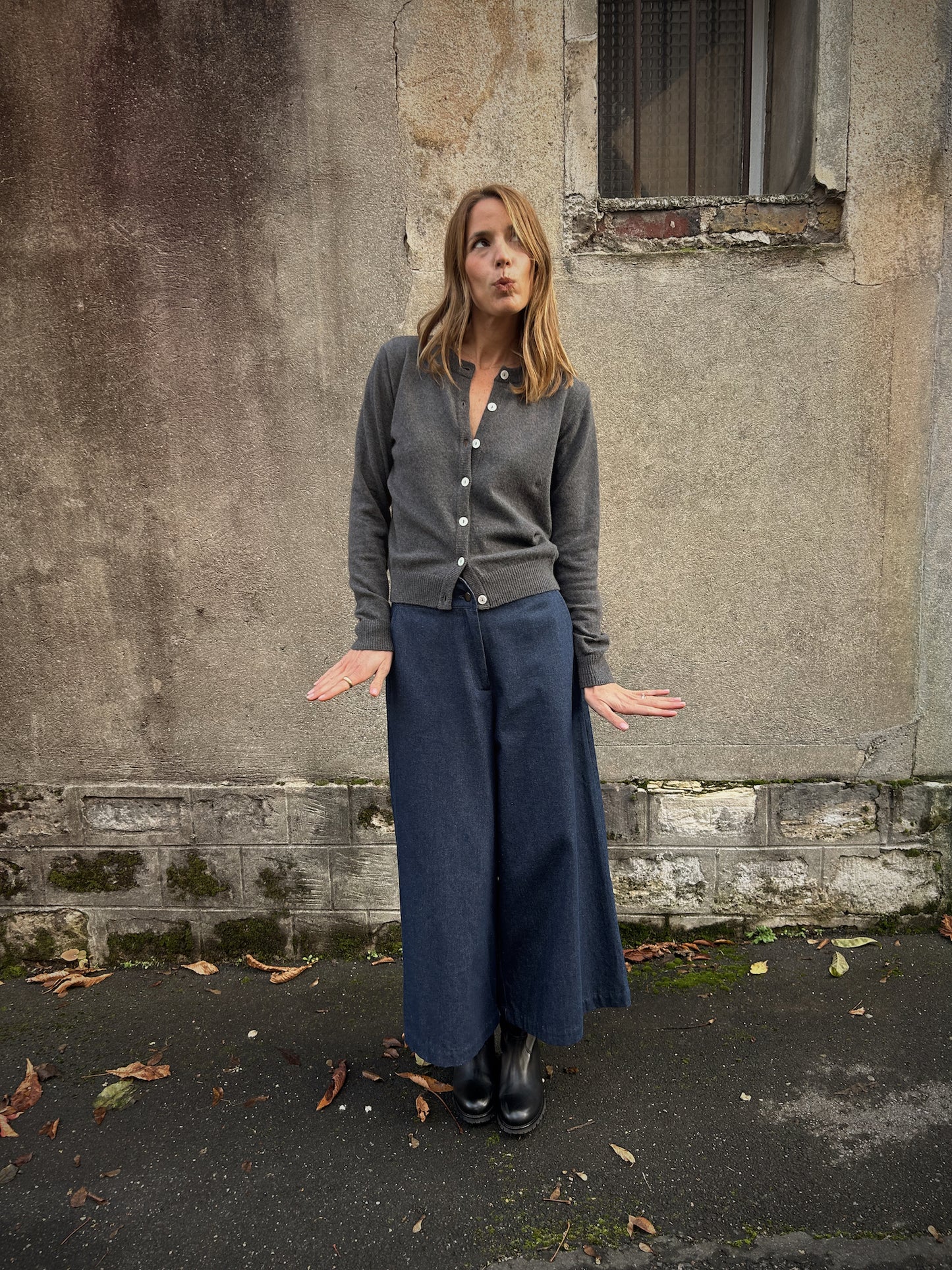 ELISE VEST - GREY