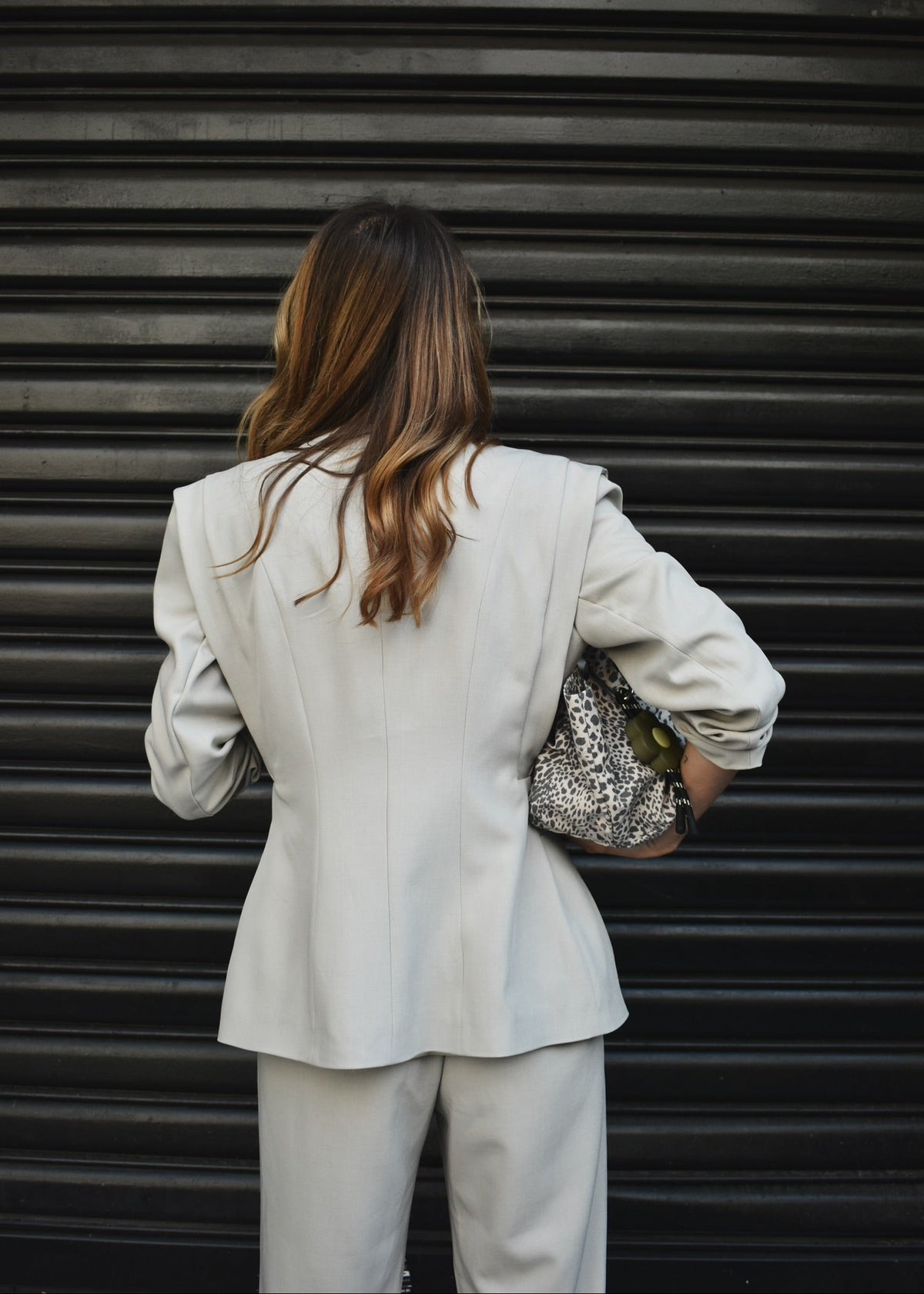 Dos de la veste femme Will écrue – Ginette Garde